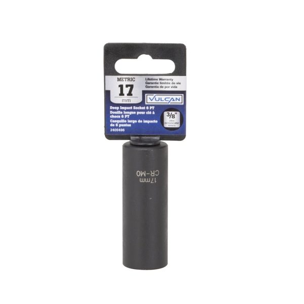 Vulcan MT6580147 Metric Deep Impact Socket, 17 MM Online Sale - Image 2